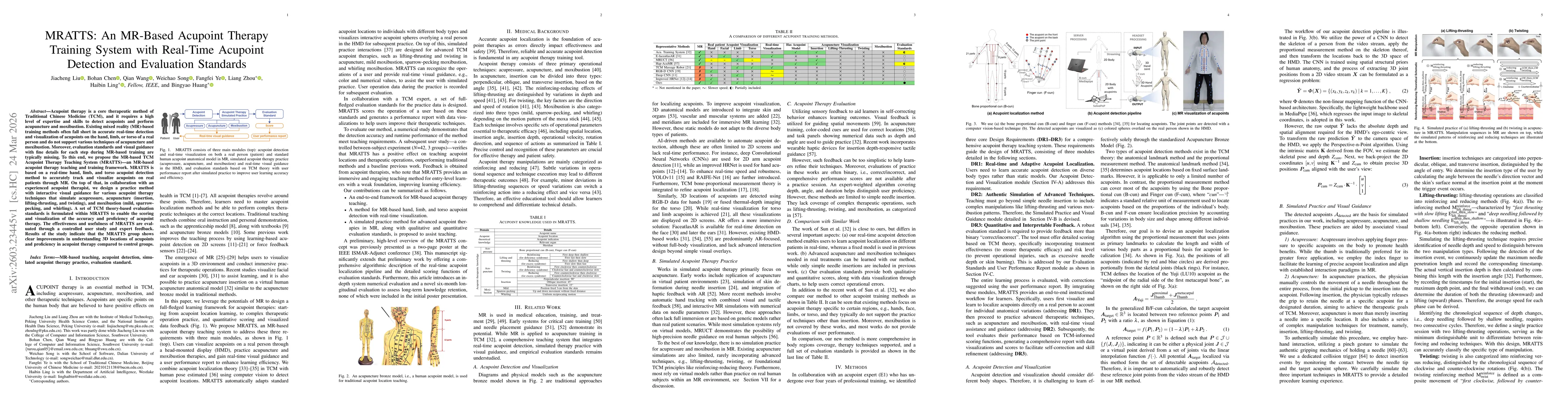 Thumbnail for MRATTS: An MR-Based Acupoint Therapy Training System with Real-Time Acupoint Detection and Evaluation Standards