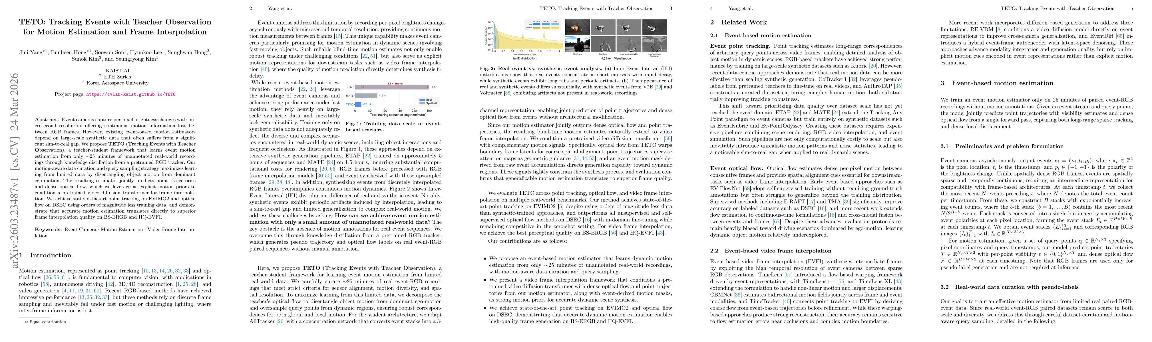 Thumbnail for TETO: Tracking Events with Teacher Observation for Motion Estimation and Frame Interpolation