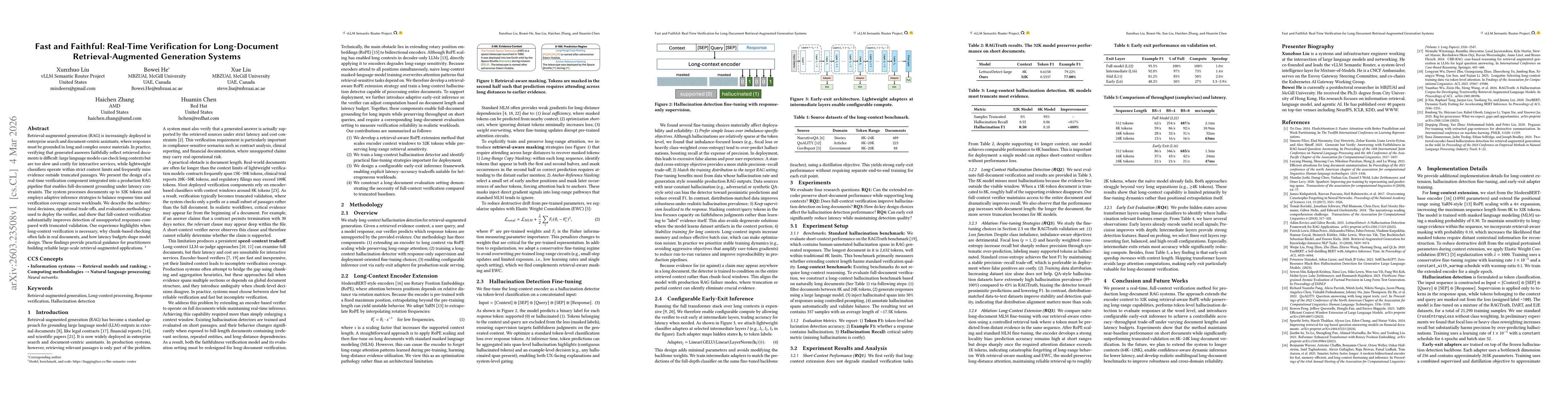 Thumbnail for Fast and Faithful: Real-Time Verification for Long-Document Retrieval-Augmented Generation Systems