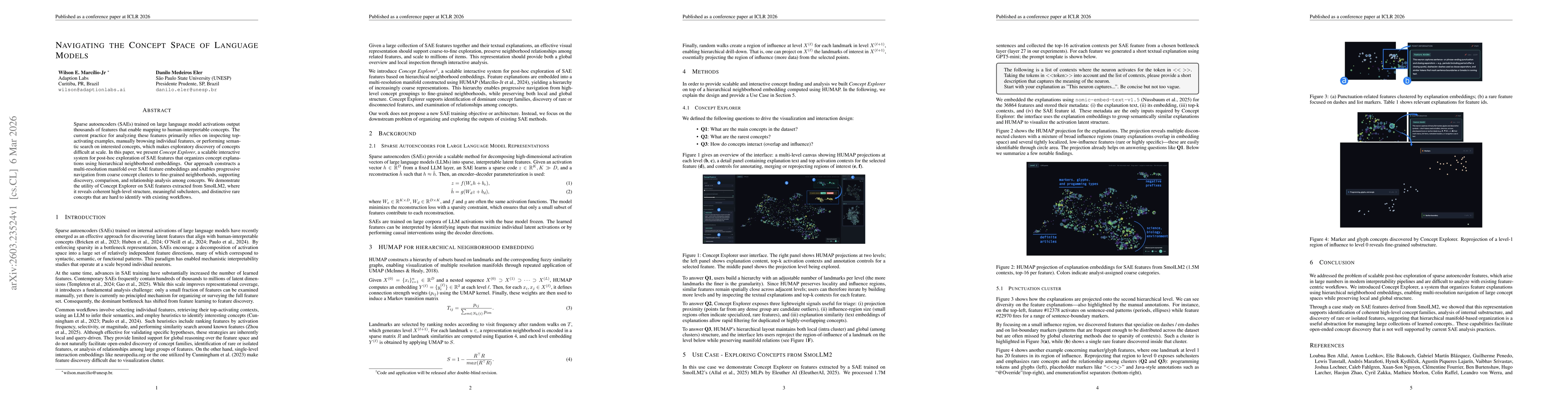Thumbnail for Navigating the Concept Space of Language Models
