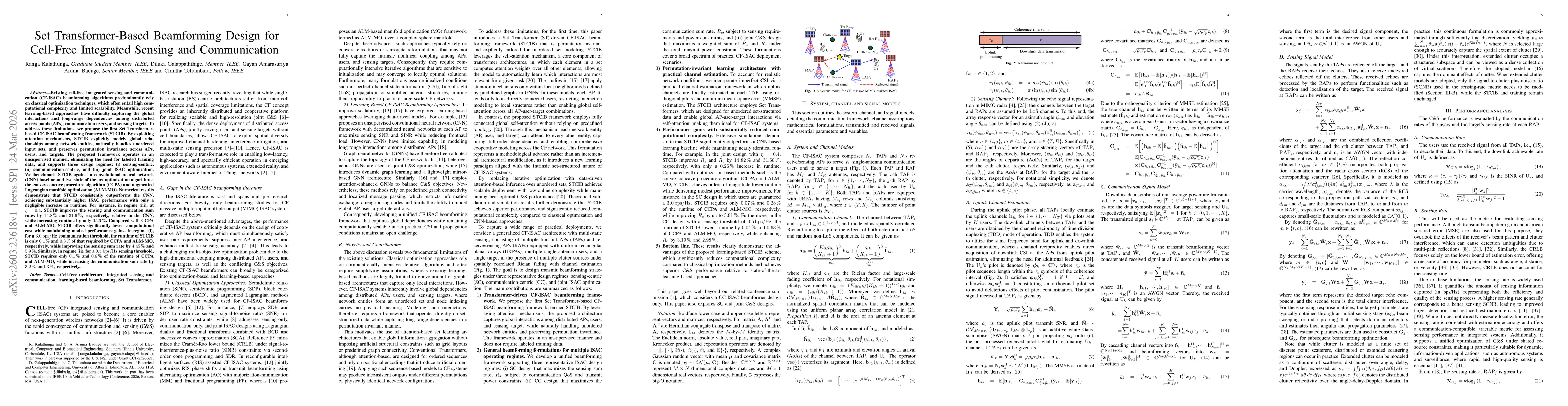 Thumbnail for Set Transformer-Based Beamforming Design for Cell-Free Integrated Sensing and Communication