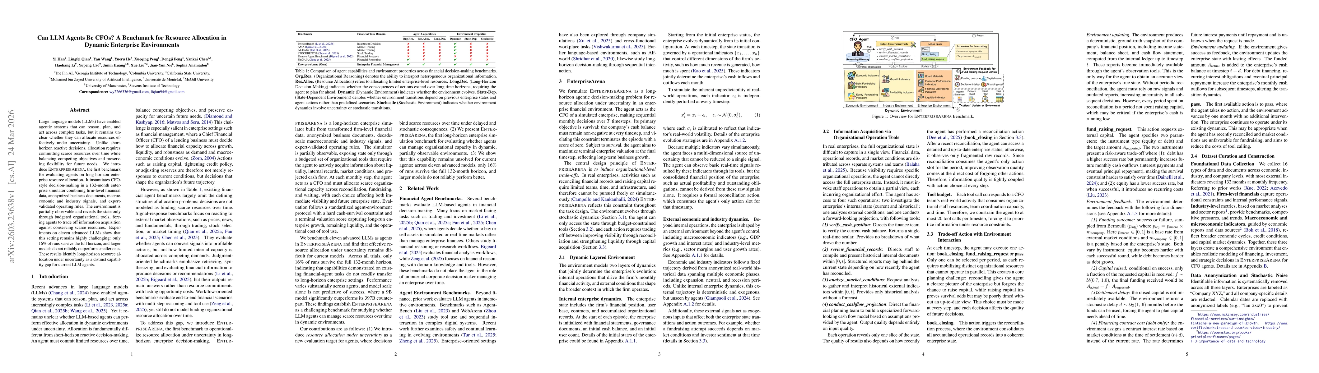 Thumbnail for Can LLM Agents Be CFOs? A Benchmark for Resource Allocation in Dynamic Enterprise Environments