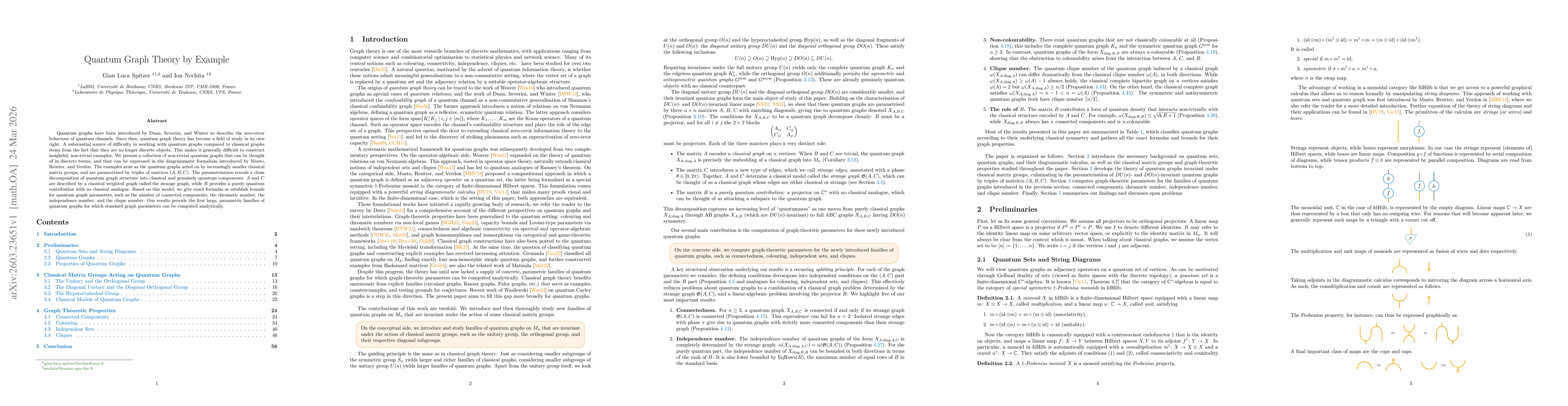 Thumbnail for Quantum Graph Theory by Example
