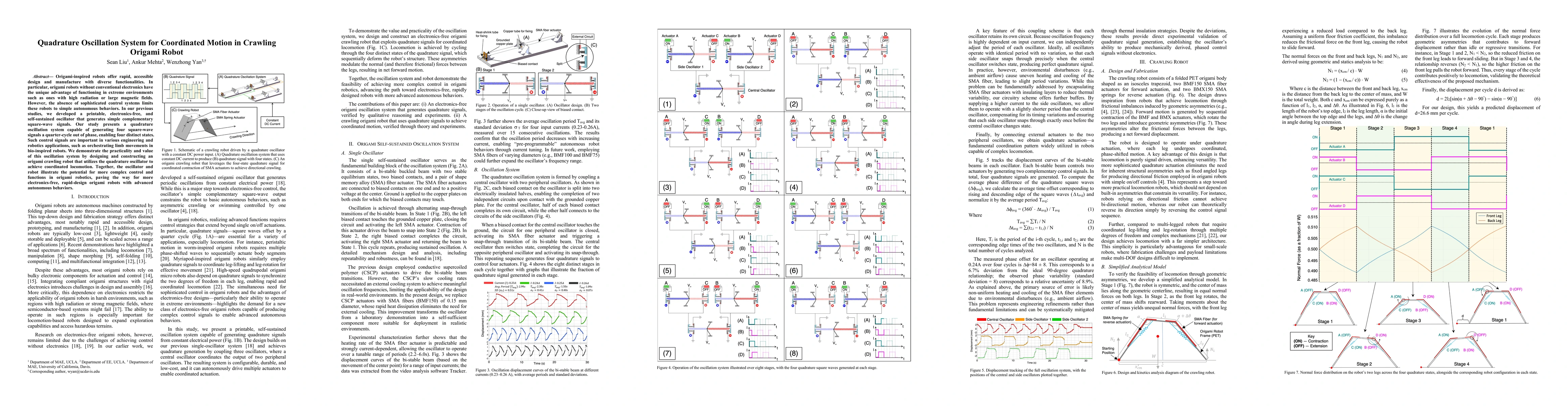 Thumbnail for Quadrature Oscillation System for Coordinated Motion in Crawling Origami Robot