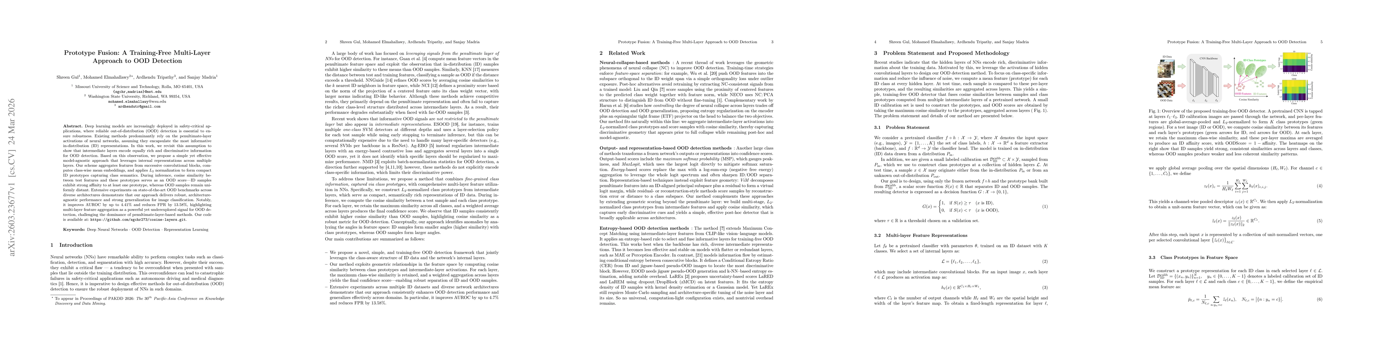 Thumbnail for Prototype Fusion: A Training-Free Multi-Layer Approach to OOD Detection