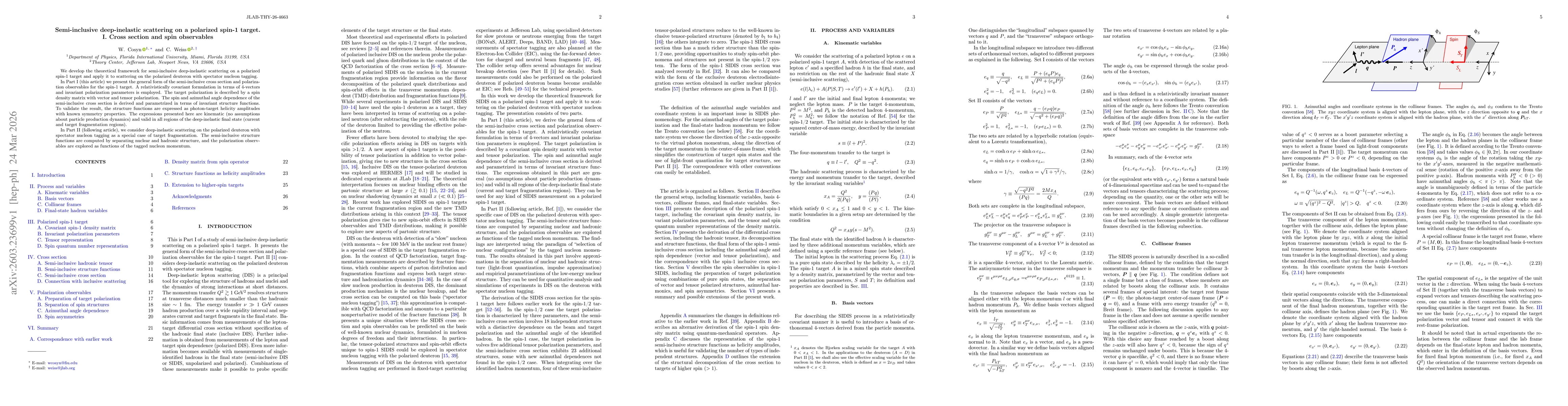 Thumbnail for Semi-inclusive deep-inelastic scattering on a polarized spin-1 target. I. Cross section and spin observables