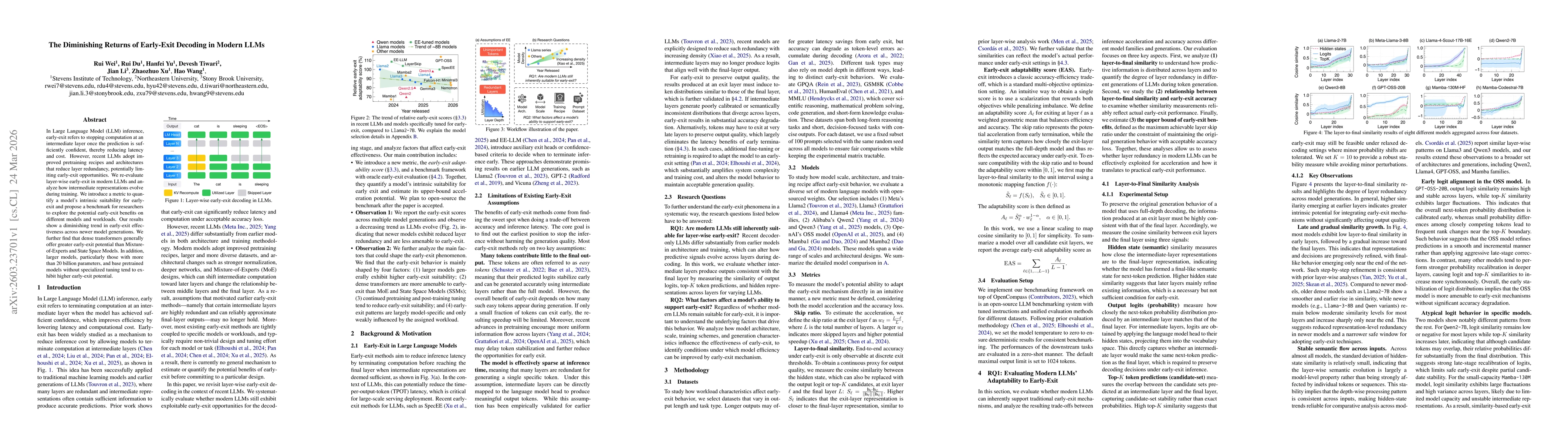 Thumbnail for The Diminishing Returns of Early-Exit Decoding in Modern LLMs