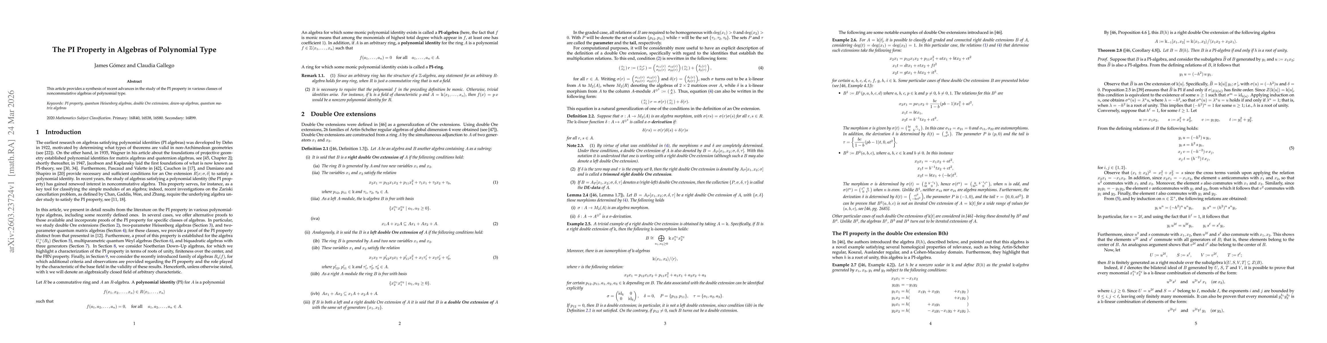 Thumbnail for The PI Property in Algebras of Polynomial Type