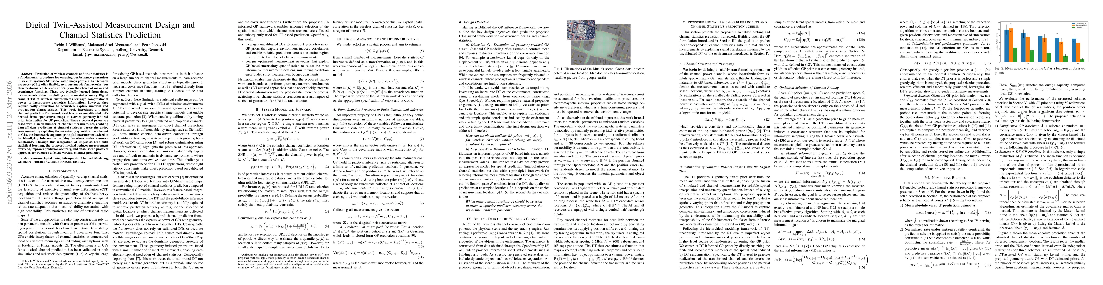 Thumbnail for Digital Twin-Assisted Measurement Design and Channel Statistics Prediction