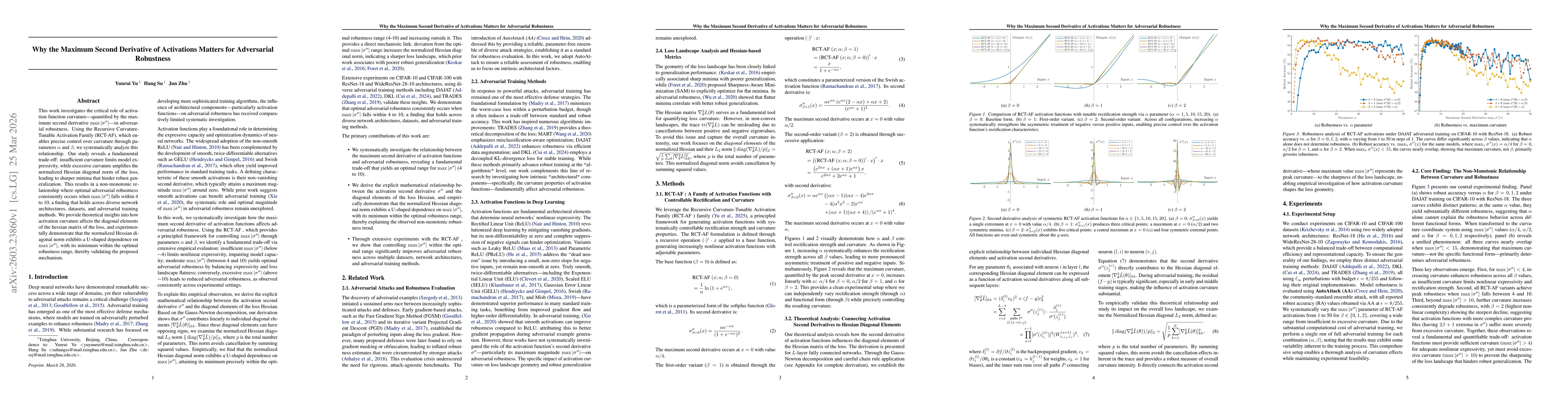 Thumbnail for Why the Maximum Second Derivative of Activations Matters for Adversarial Robustness