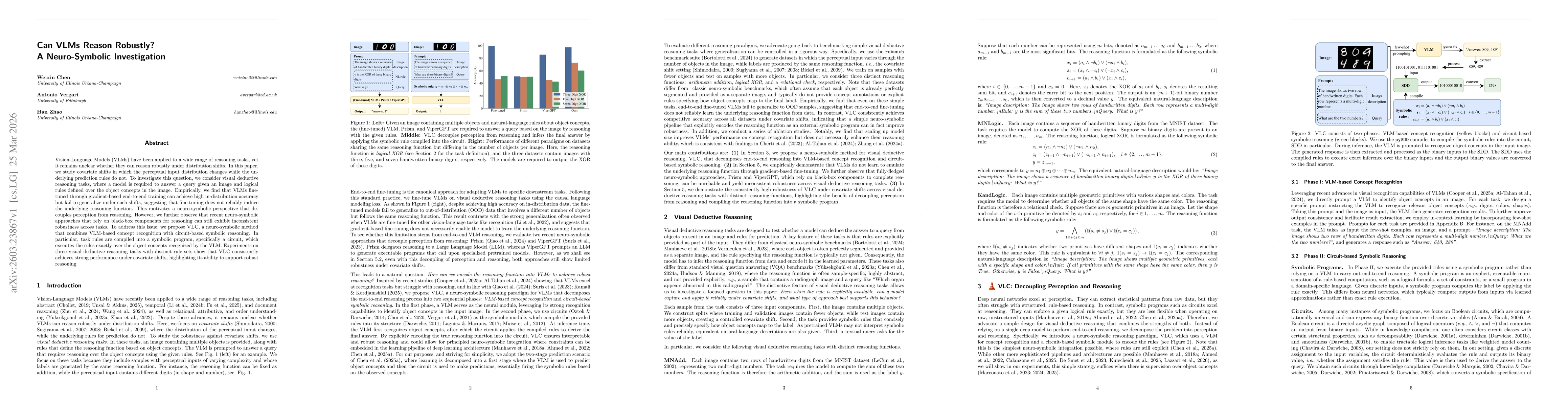 Thumbnail for Can VLMs Reason Robustly? A Neuro-Symbolic Investigation