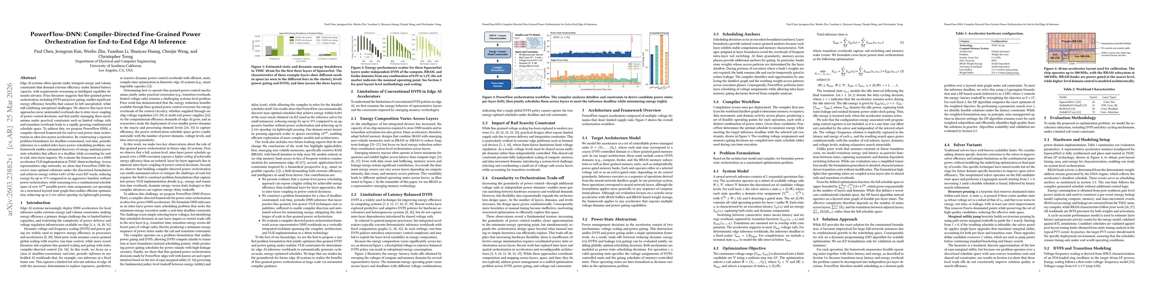 Thumbnail for PowerFlow-DNN: Compiler-Directed Fine-Grained Power Orchestration for End-to-End Edge AI Inference