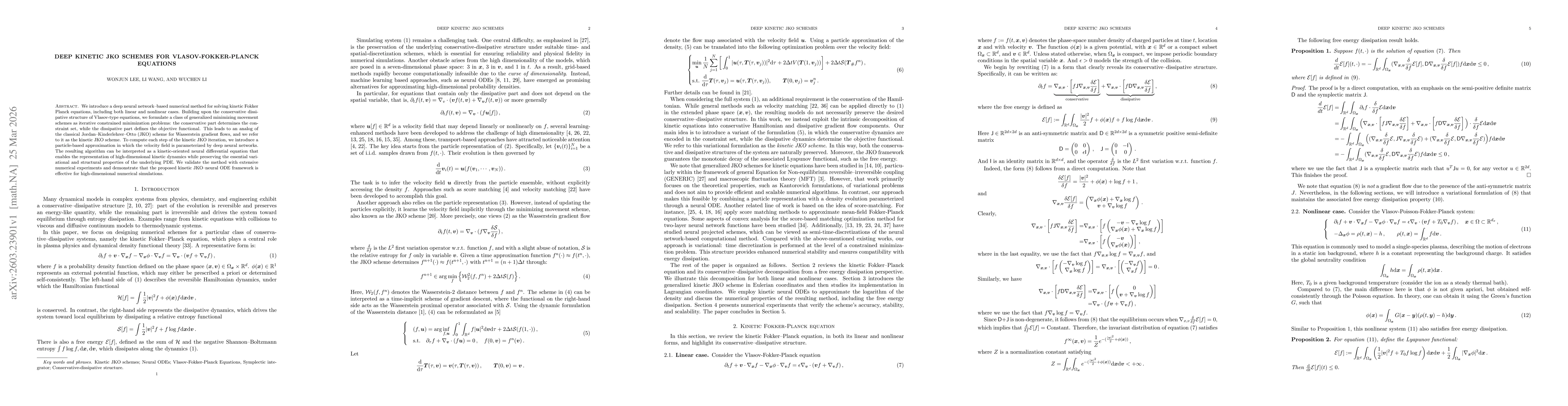 Thumbnail for Deep Kinetic JKO schemes for Vlasov-Fokker-Planck Equations