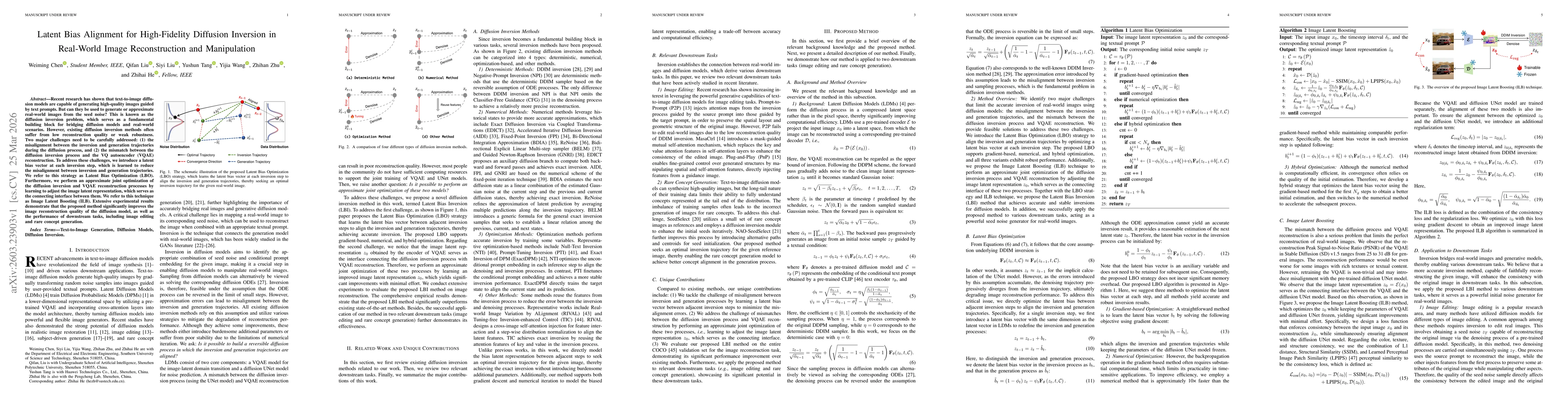 Thumbnail for Latent Bias Alignment for High-Fidelity Diffusion Inversion in Real-World Image Reconstruction and Manipulation