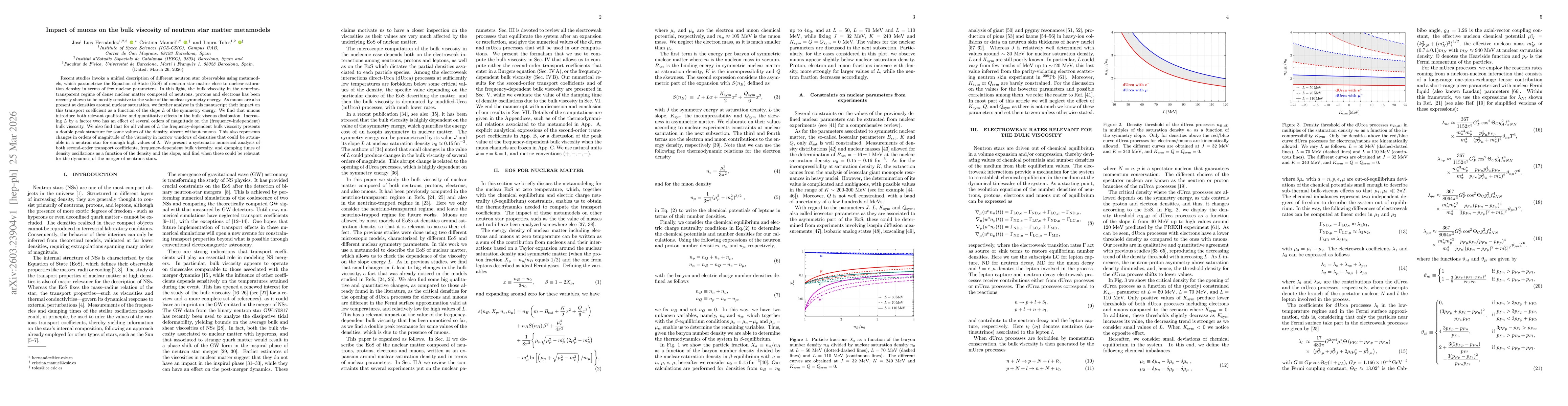 Thumbnail for Impact of muons on the bulk viscosity of neutron star matter metamodels