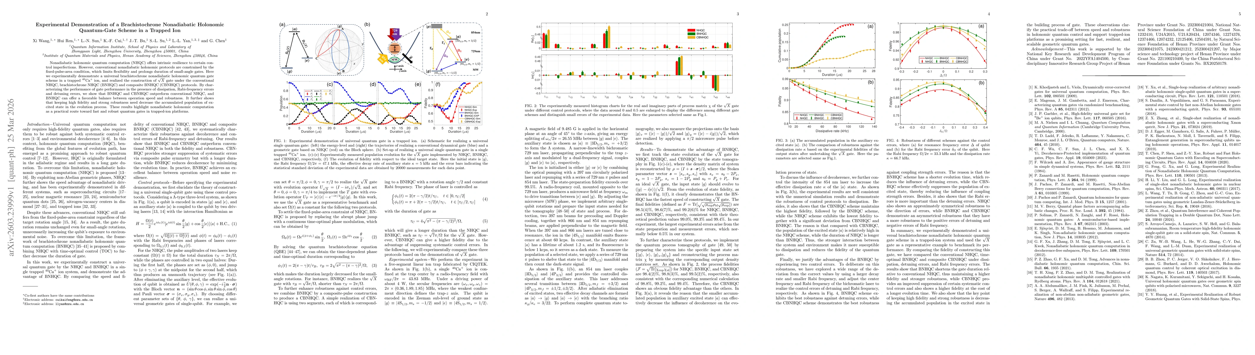 Thumbnail for Experimental Demonstration of a Brachistochrone Nonadiabatic Holonomic Quantum-Gate Scheme in a Trapped Ion