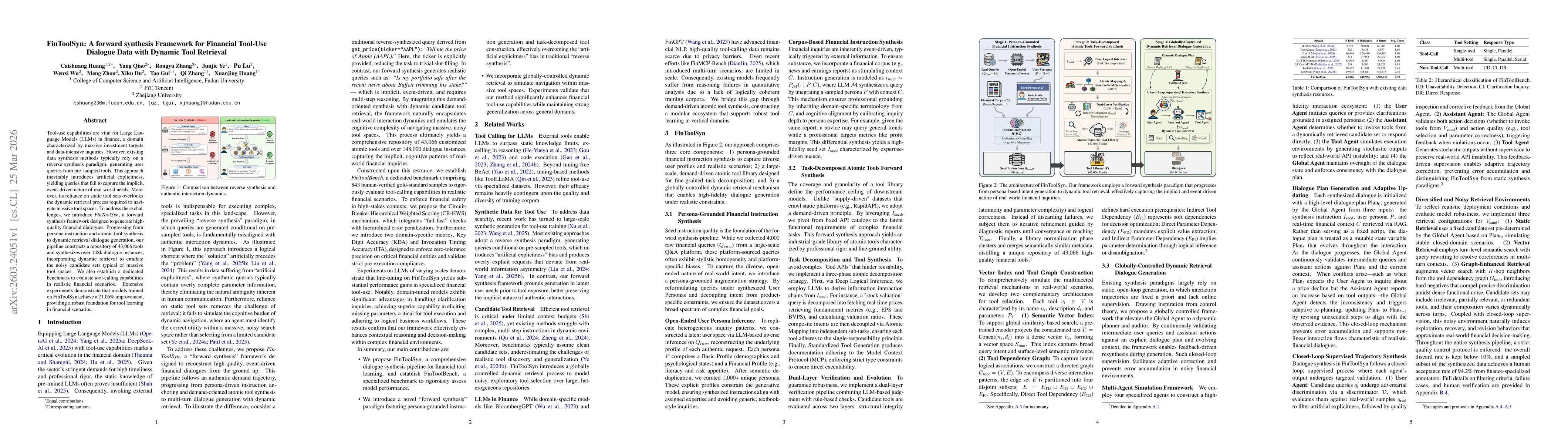 Thumbnail for FinToolSyn: A forward synthesis Framework for Financial Tool-Use Dialogue Data with Dynamic Tool Retrieval