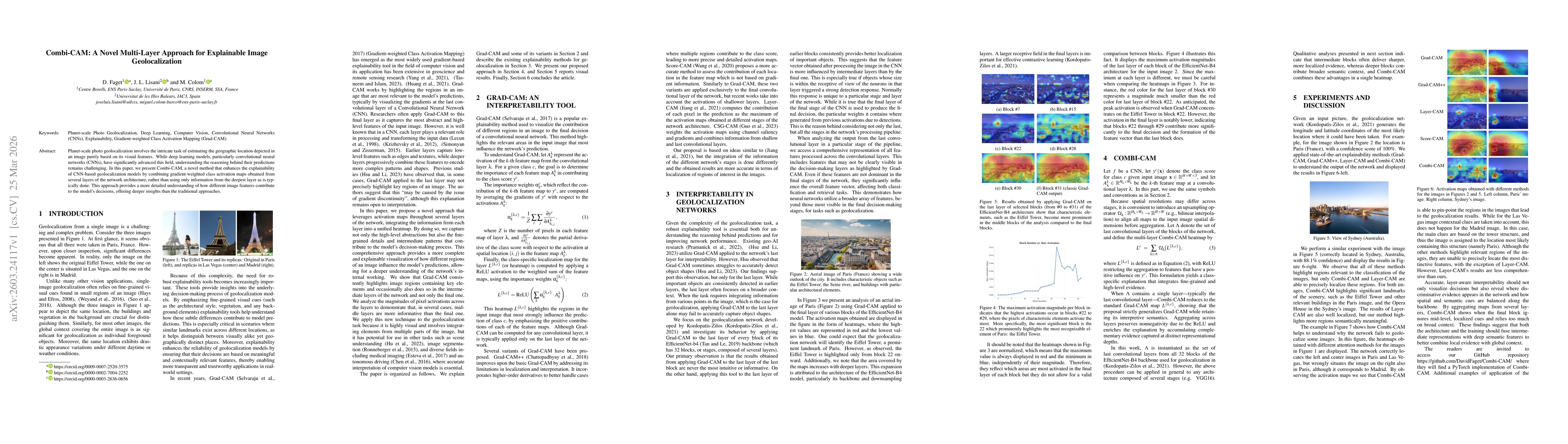 Thumbnail for Combi-CAM: A Novel Multi-Layer Approach for Explainable Image Geolocalization