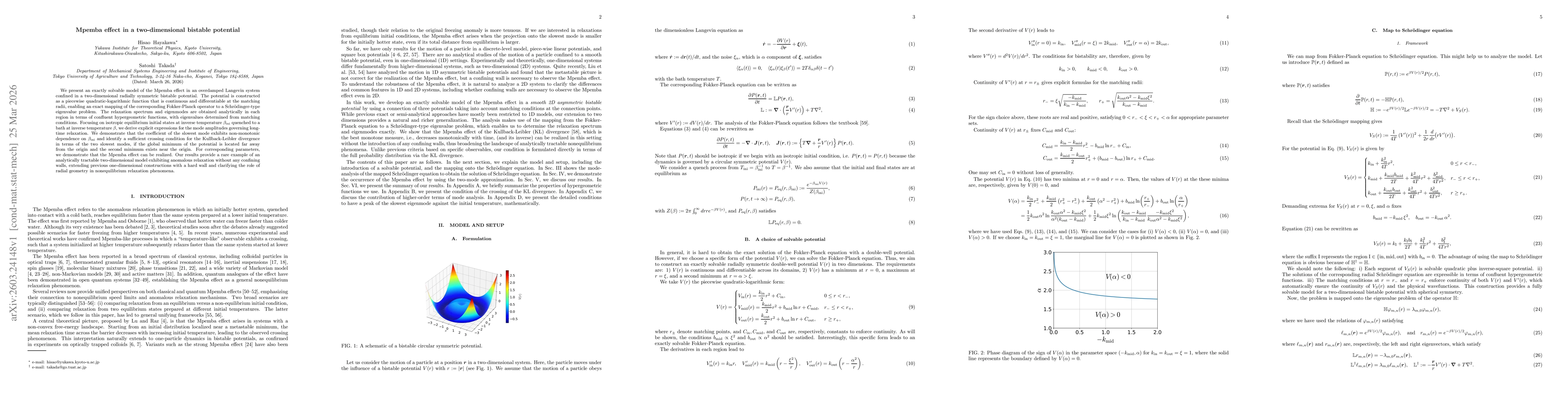 Thumbnail for Mpemba effect in a two-dimensional bistable potential