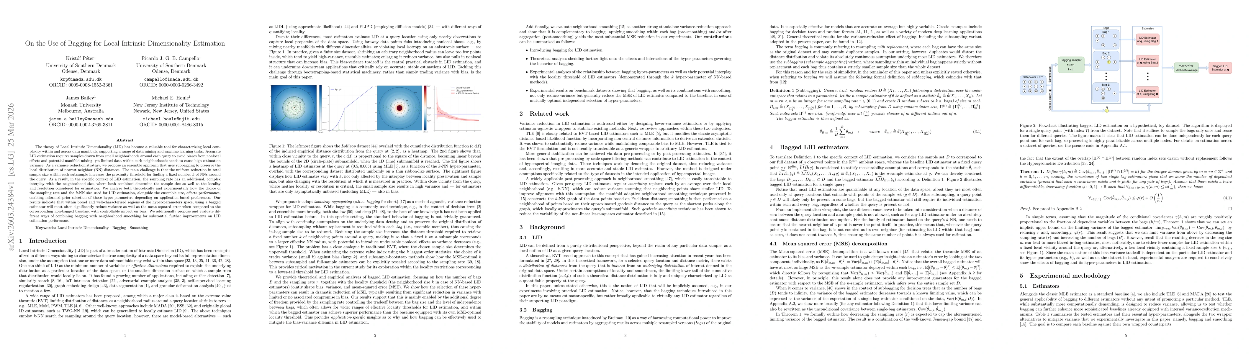 Thumbnail for On the Use of Bagging for Local Intrinsic Dimensionality Estimation