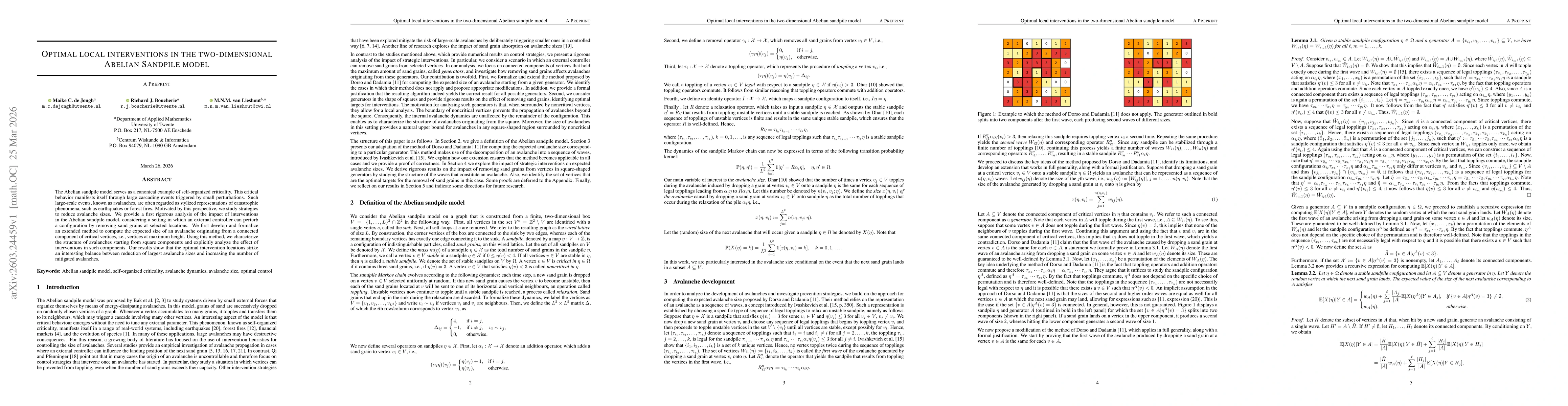 Thumbnail for Optimal local interventions in the two-dimensional Abelian sandpile model