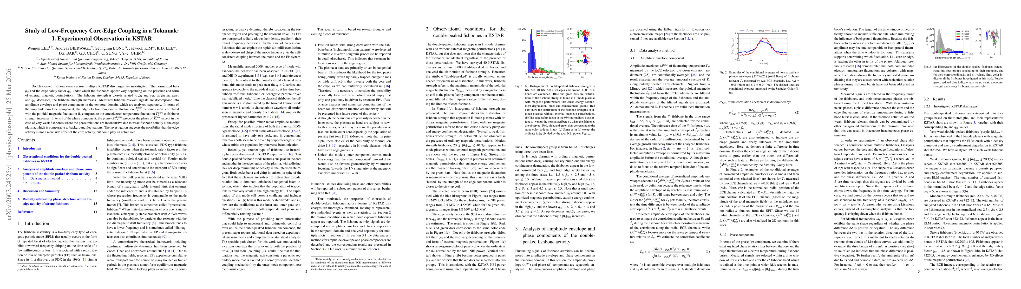 Thumbnail for Study of Low-Frequency Core-Edge Coupling in a Tokamak: I. Experimental Observation in KSTAR