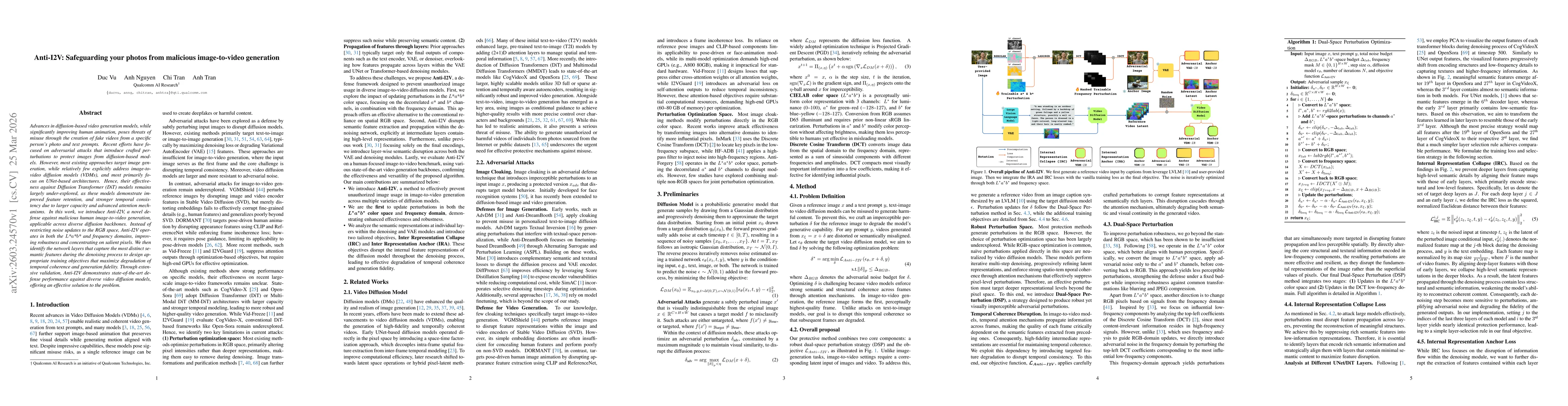 Thumbnail for Anti-I2V: Safeguarding your photos from malicious image-to-video generation