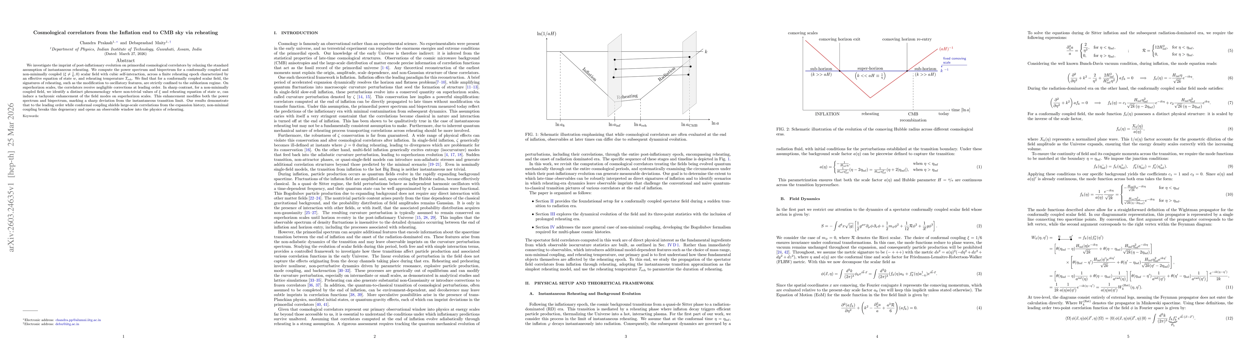 Thumbnail for Cosmological correlators from the Inflation end to CMB sky via reheating