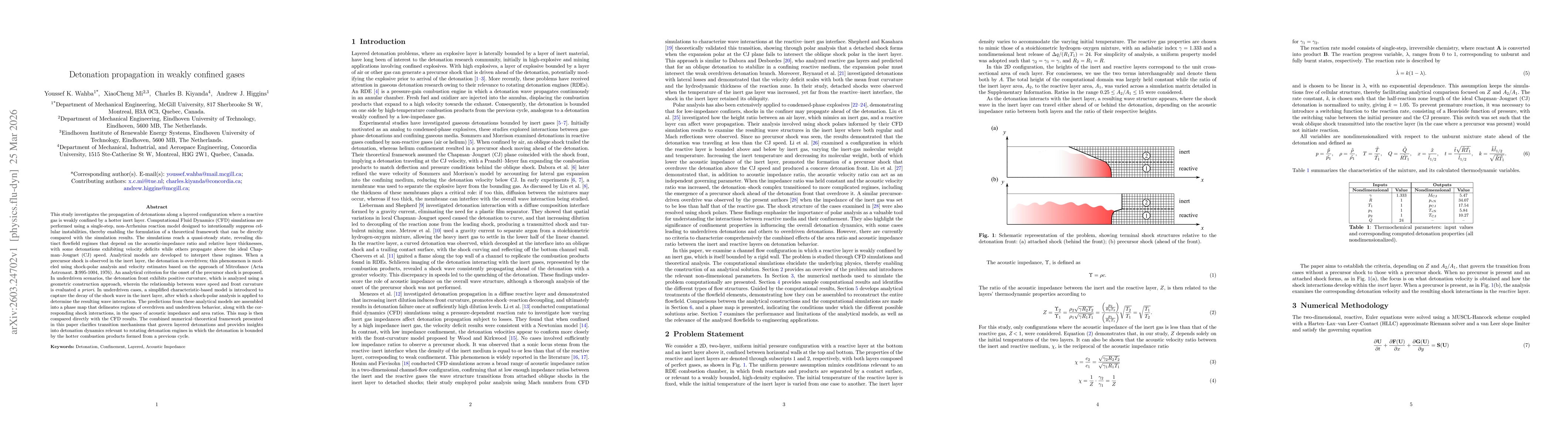 Thumbnail for Detonation propagation in weakly confined gases