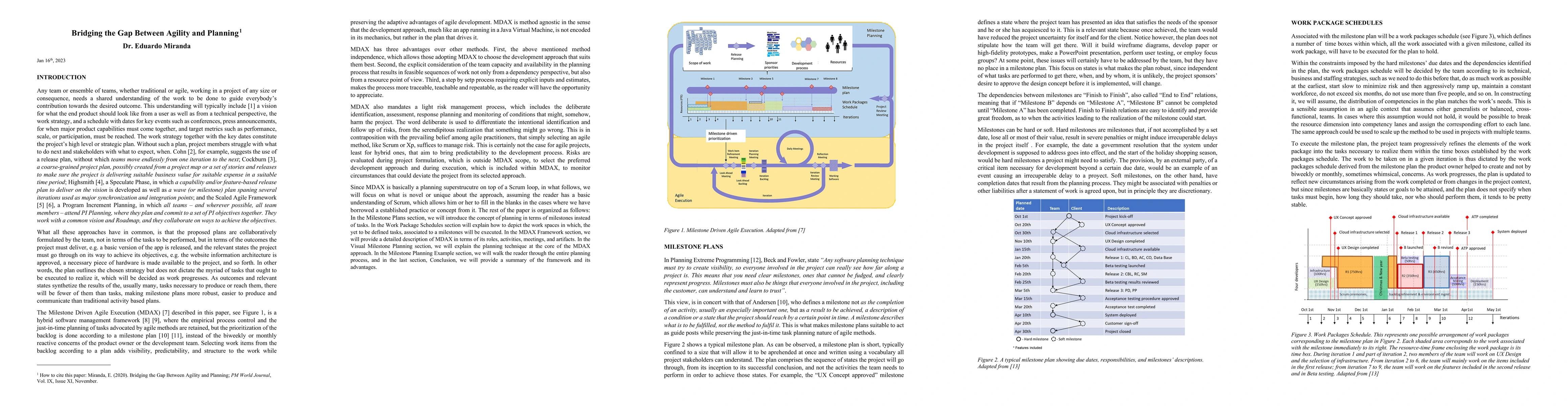 Thumbnail for Bridging the Gap Between Agility and Planning