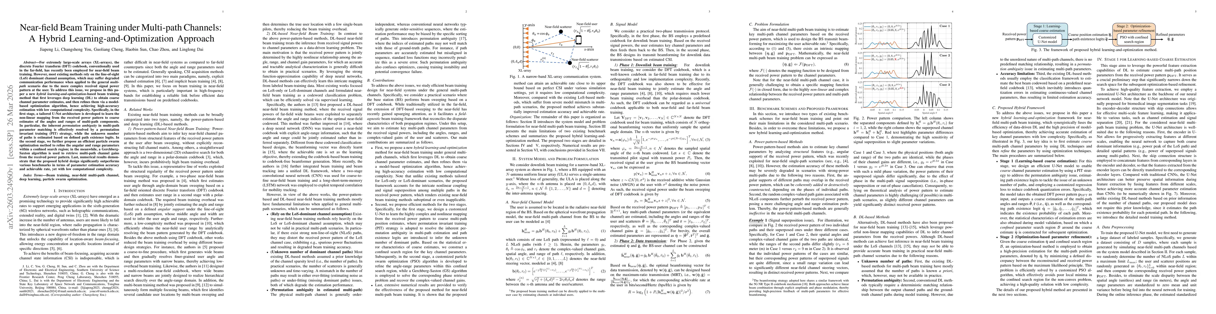 Thumbnail for Near-field Beam Training under Multi-path Channels: A Hybrid Learning-and-Optimization Approach