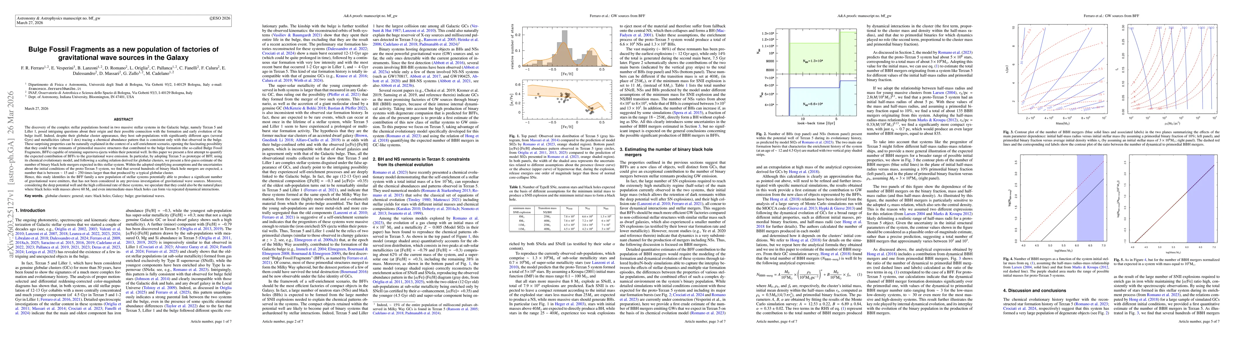 Thumbnail for Bulge Fossil Fragments as a new population of factories of gravitational wave sources in the Galaxy