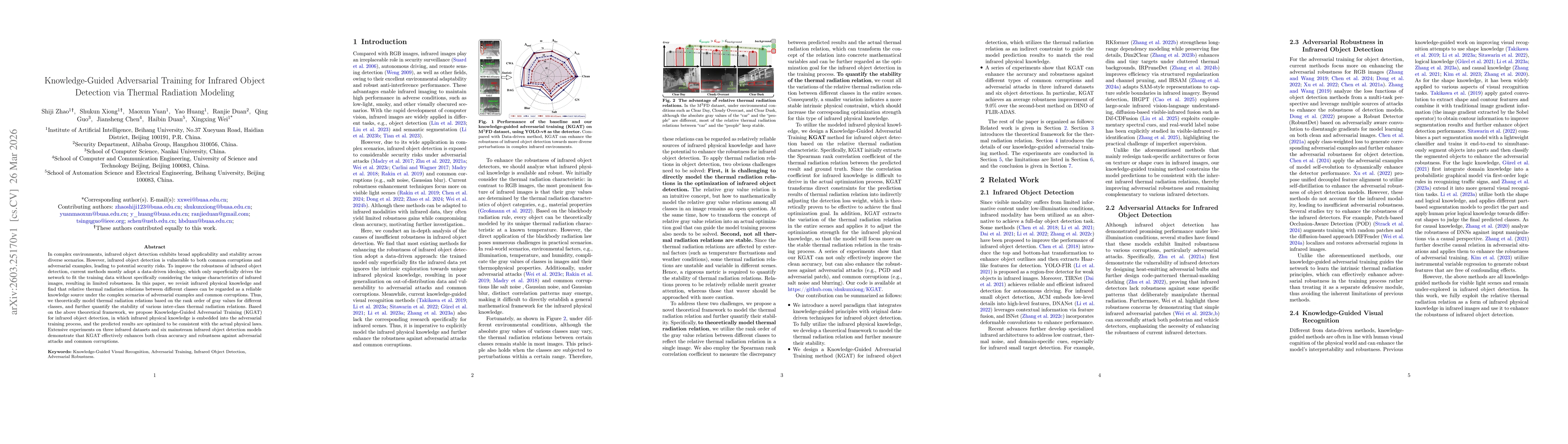 Thumbnail for Knowledge-Guided Adversarial Training for Infrared Object Detection via Thermal Radiation Modeling