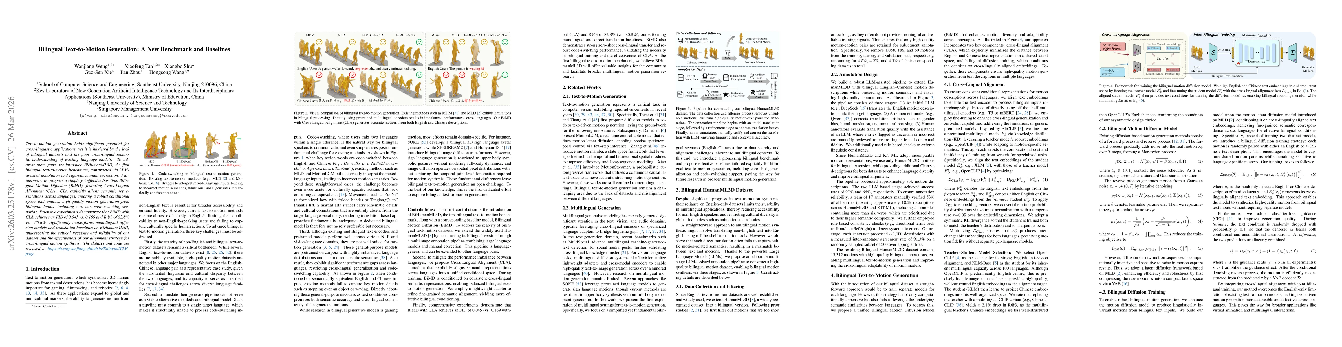 Thumbnail for Bilingual Text-to-Motion Generation: A New Benchmark and Baselines