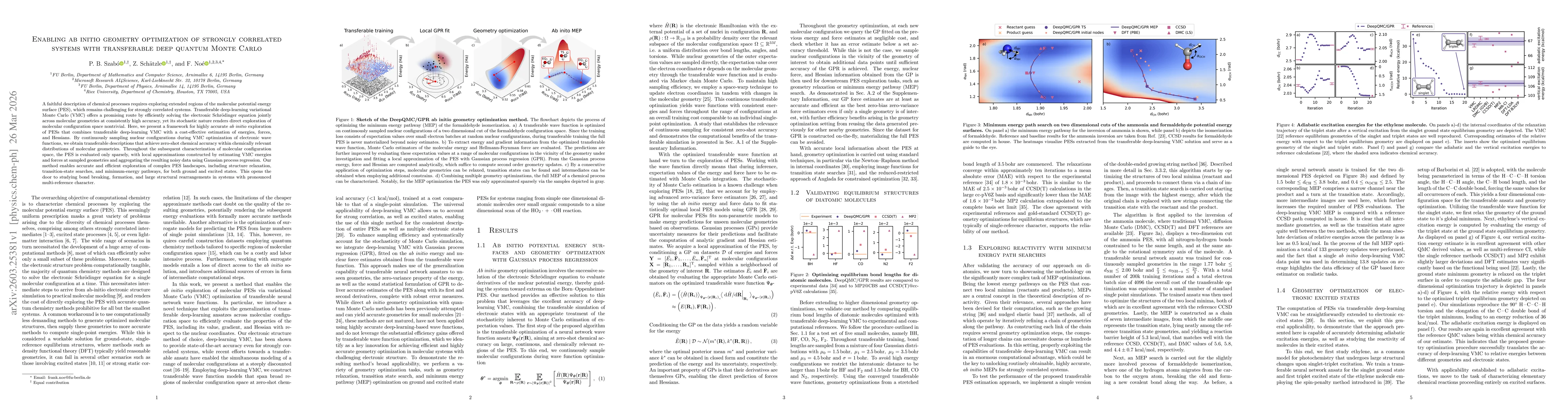 Thumbnail for Enabling ab initio geometry optimization of strongly correlated systems with transferable deep quantum Monte Carlo