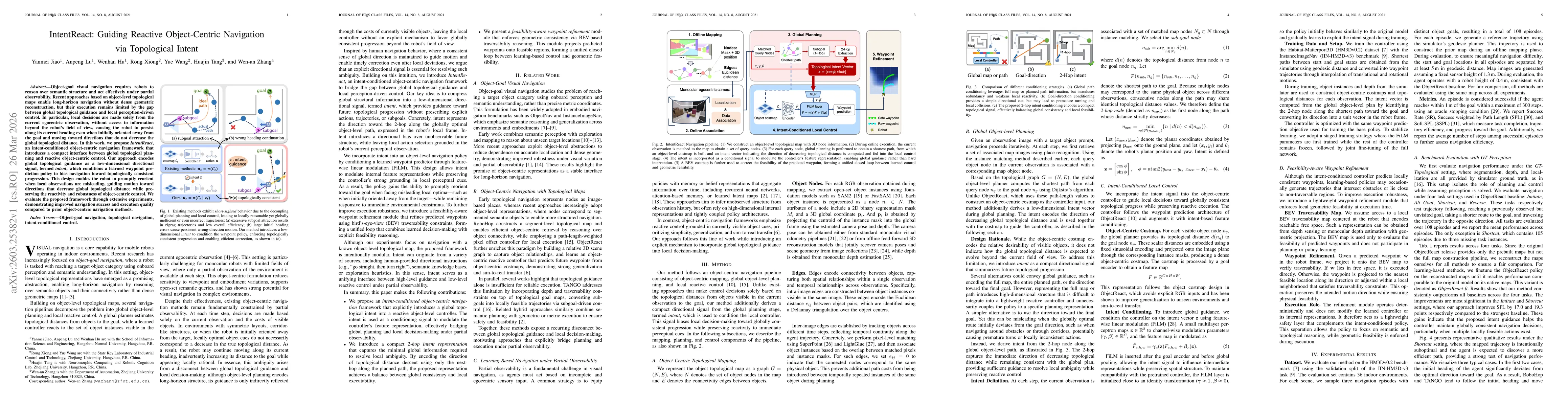Thumbnail for IntentReact: Guiding Reactive Object-Centric Navigation via Topological Intent