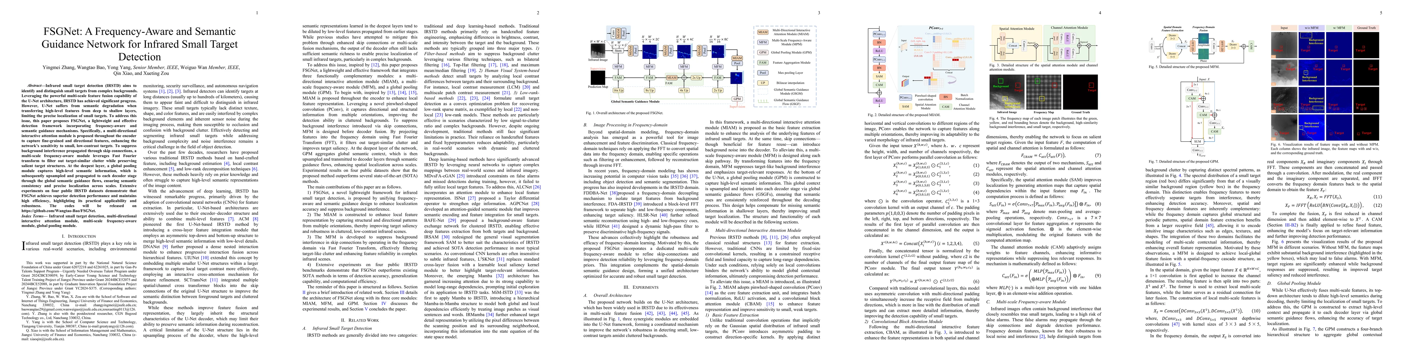 Thumbnail for FSGNet: A Frequency-Aware and Semantic Guidance Network for Infrared Small Target Detection