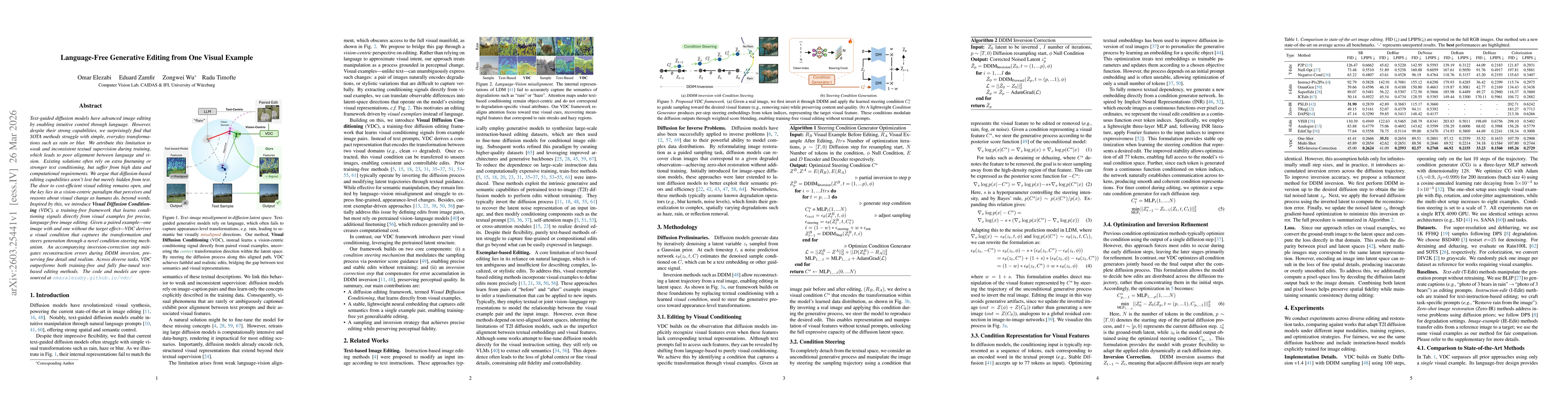 Thumbnail for Language-Free Generative Editing from One Visual Example