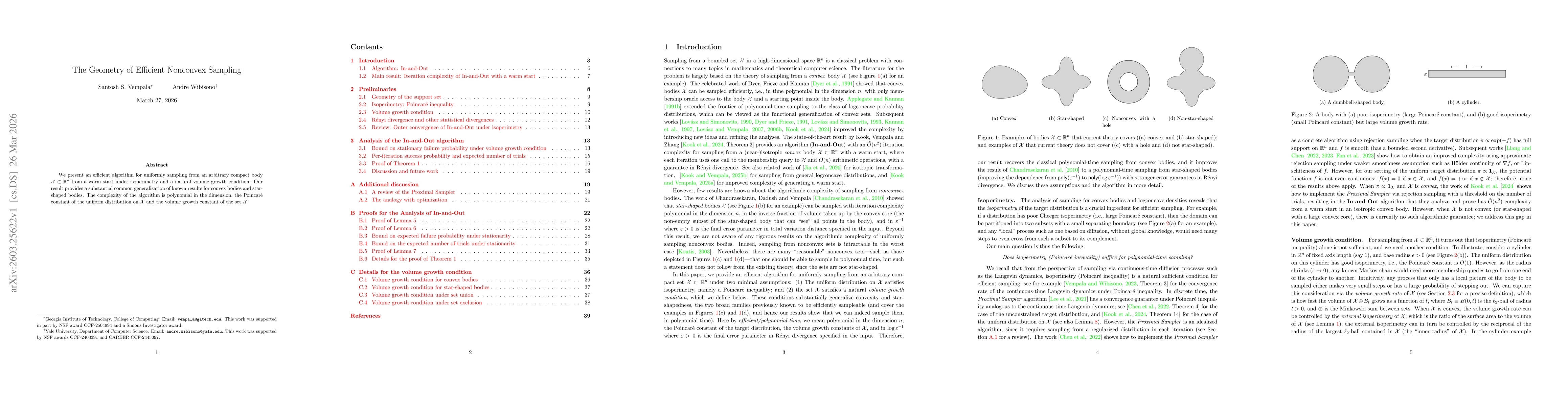 Thumbnail for The Geometry of Efficient Nonconvex Sampling