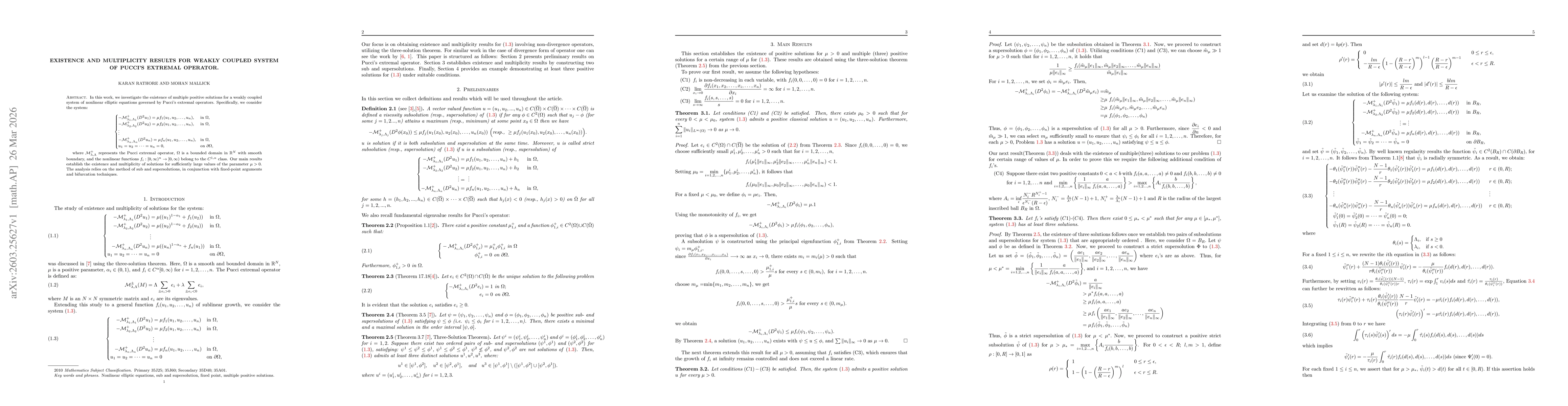 Thumbnail for Existence and Multiplicity results for Weakly coupled system of Pucci's extremal operator