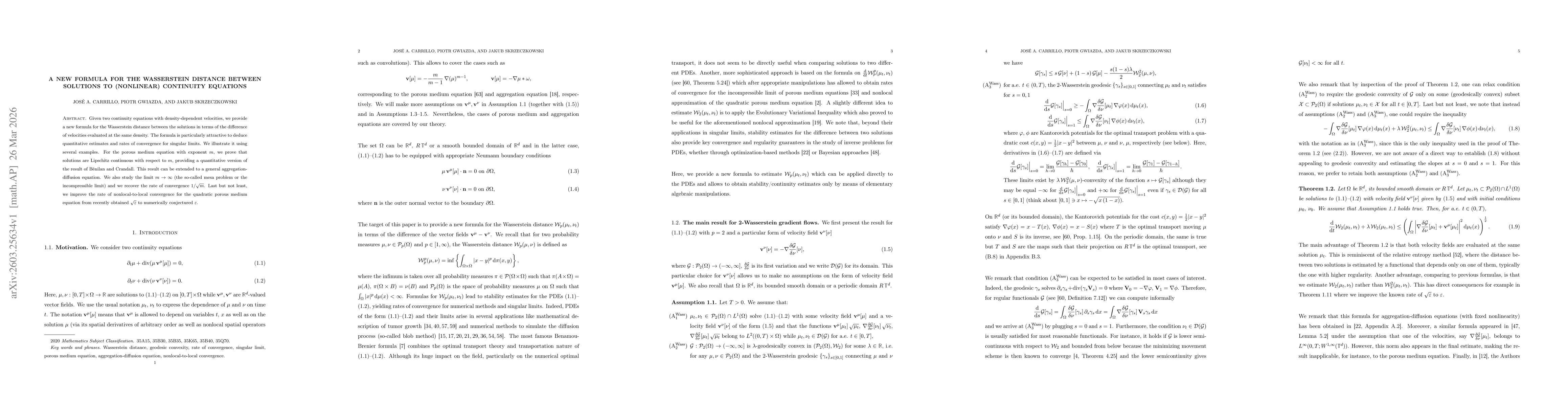 Thumbnail for A new formula for the Wasserstein distance between solutions to (nonlinear) continuity equations