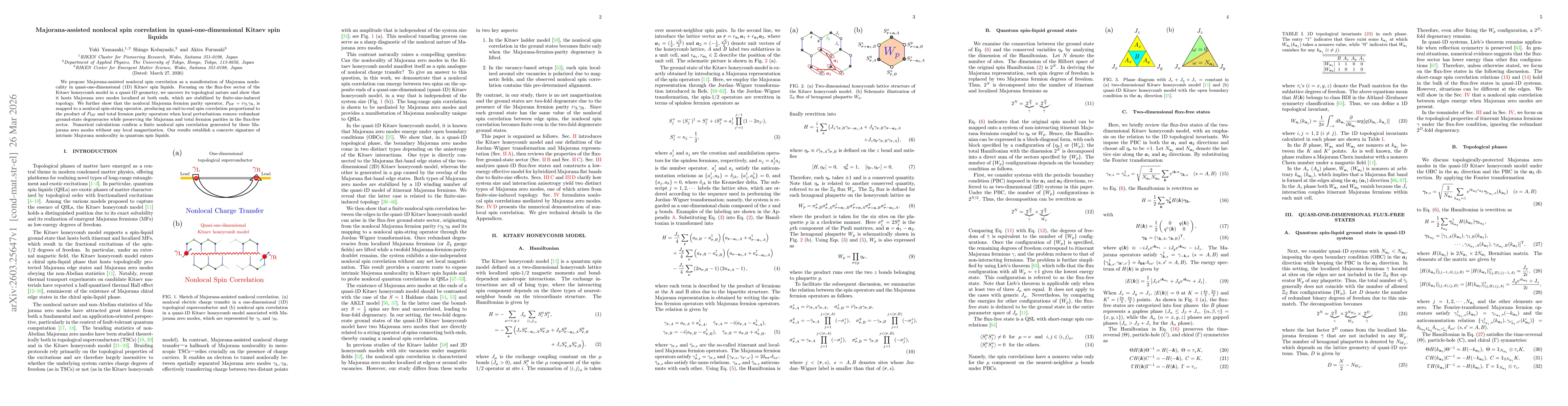 Thumbnail for Majorana-assisted nonlocal spin correlation in quasi-one-dimensional Kitaev spin liquids
