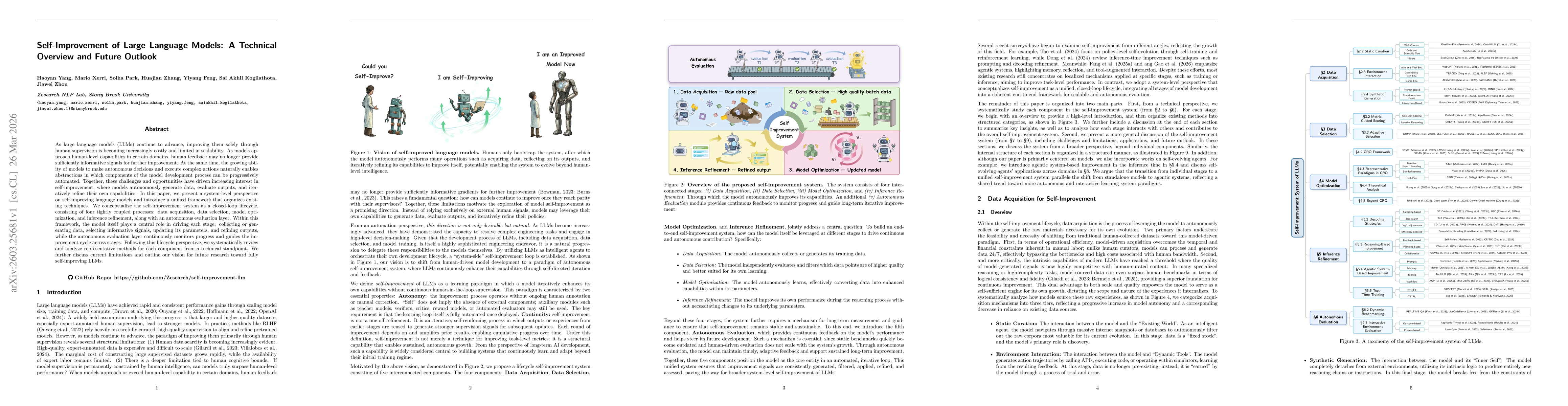 Thumbnail for Self-Improvement of Large Language Models: A Technical Overview and Future Outlook