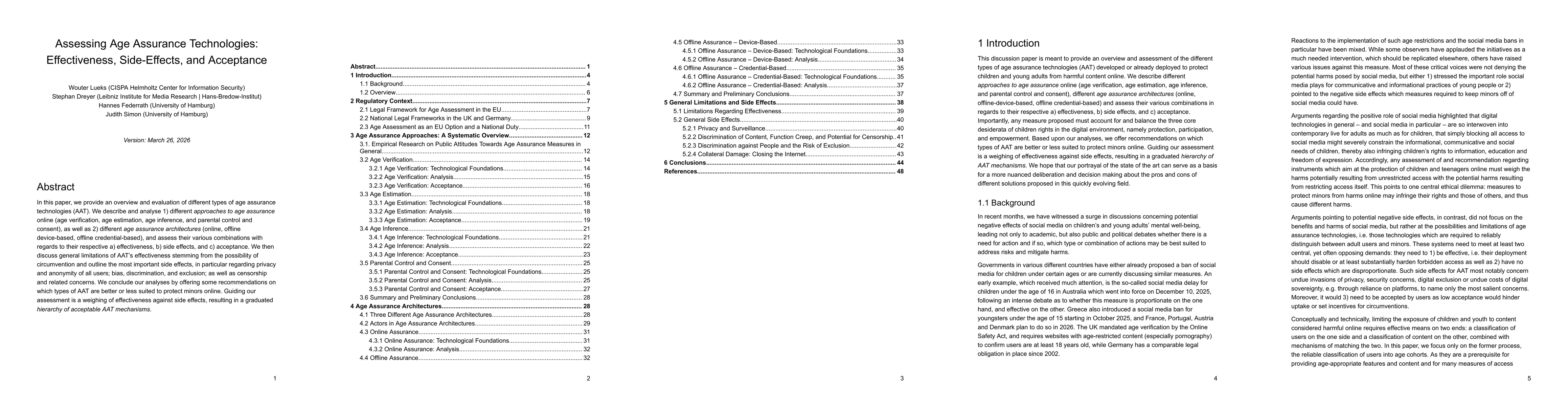 Thumbnail for Assessing Age Assurance Technologies: Effectiveness, Side-Effects, and Acceptance