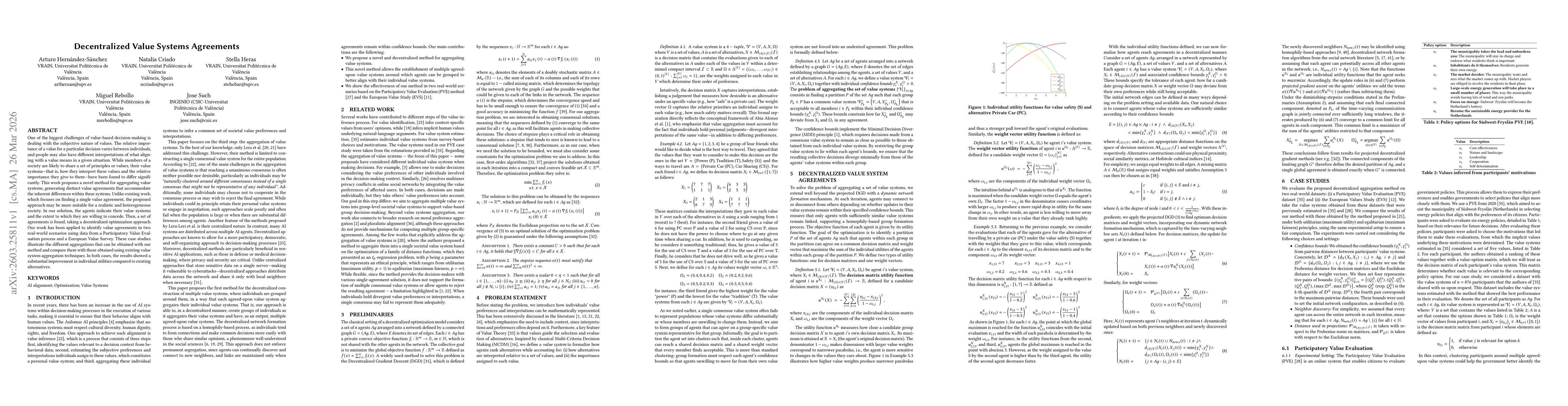 Thumbnail for Decentralized Value Systems Agreements