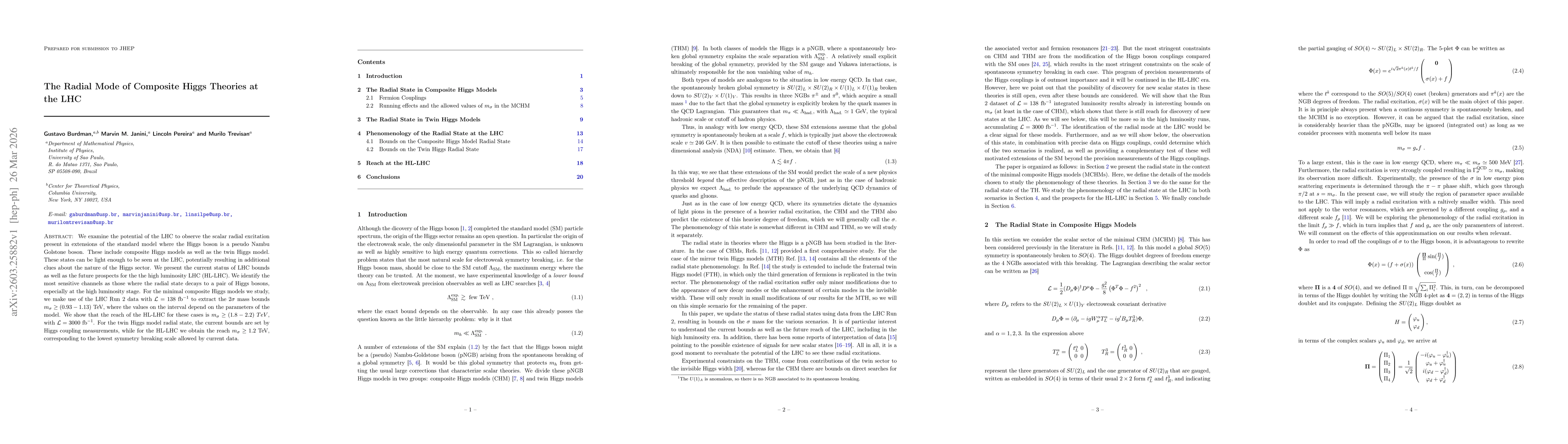 Thumbnail for The Radial Mode of Composite Higgs Theories at the LHC