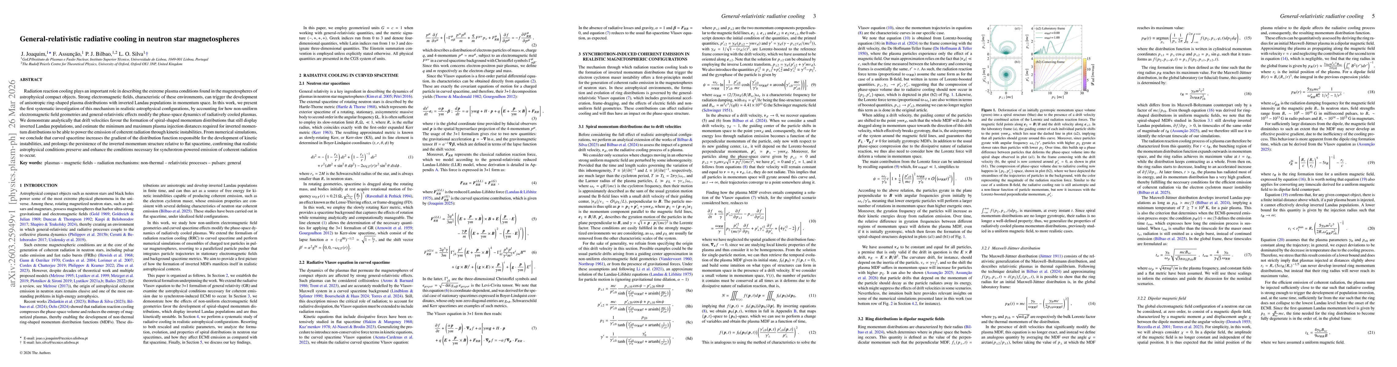 Thumbnail for General-relativistic radiative cooling in neutron star magnetospheres