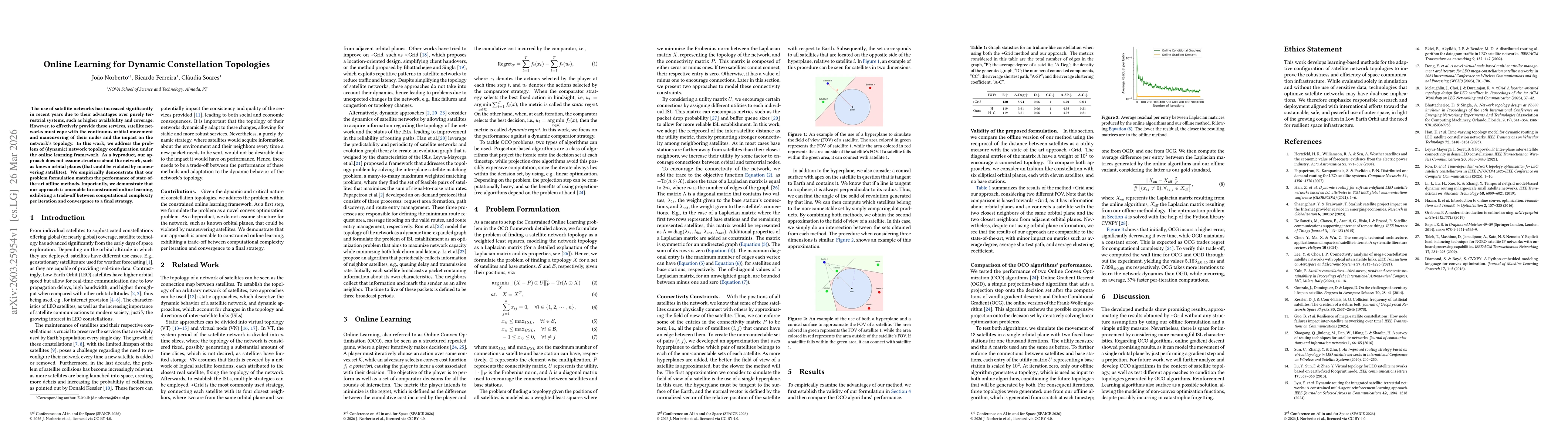 Thumbnail for Online Learning for Dynamic Constellation Topologies