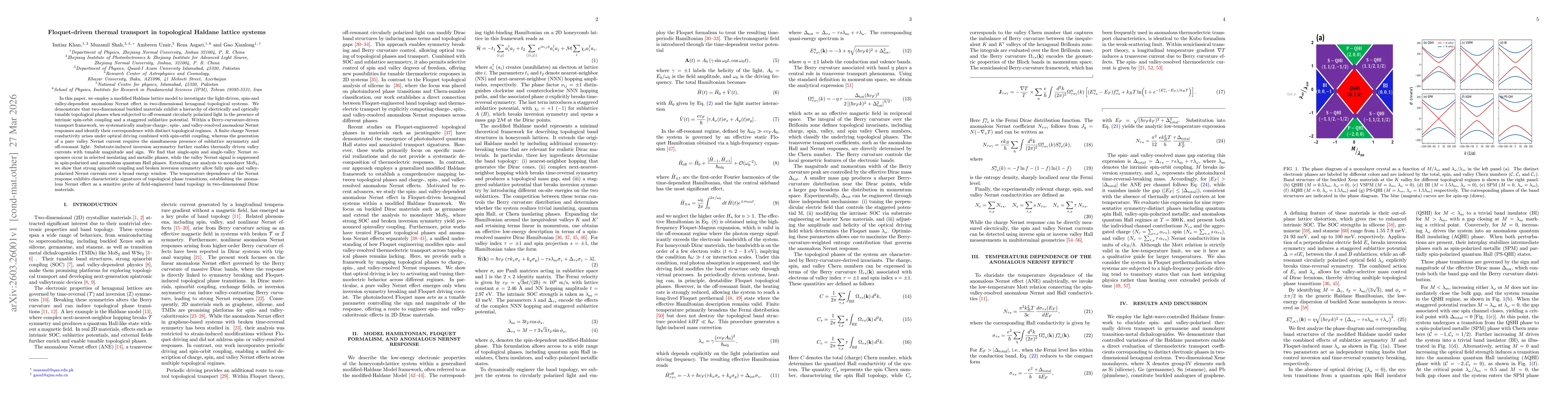 Thumbnail for Floquet-driven thermal transport in topological Haldane lattice systems