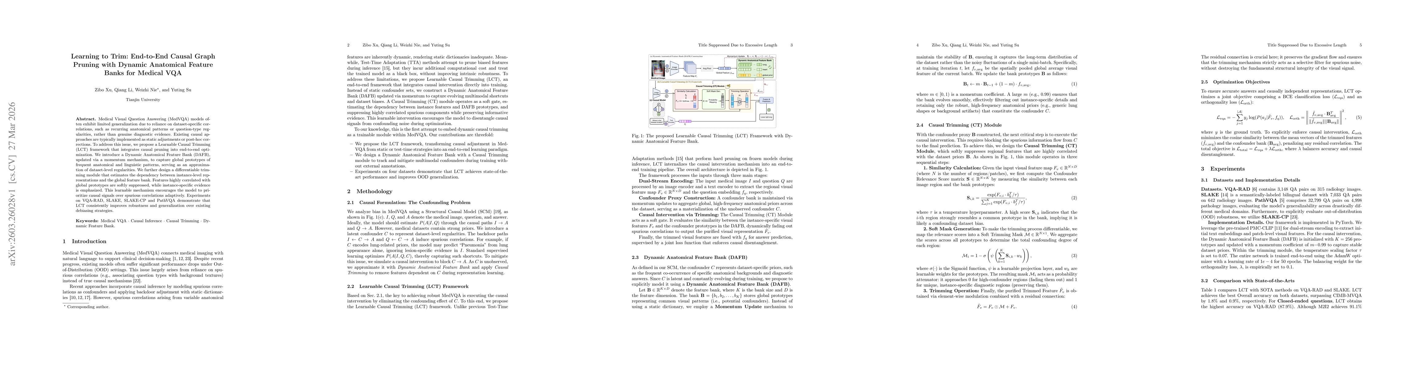 Thumbnail for Learning to Trim: End-to-End Causal Graph Pruning with Dynamic Anatomical Feature Banks for Medical VQA